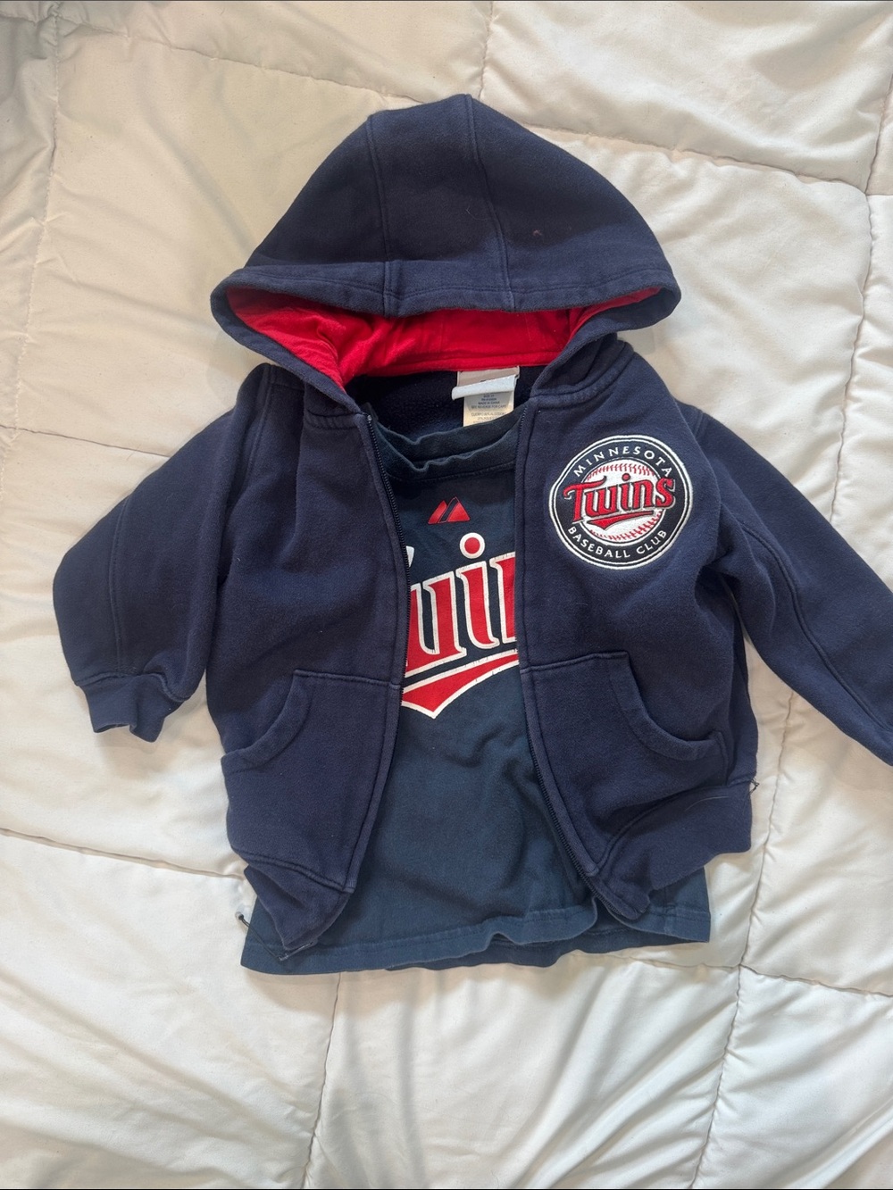 Minnesota Twins Kids Hoodie & Tee Set